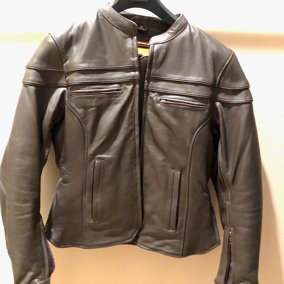 Motorcycle Leather Jacket - Picture 1 of 2